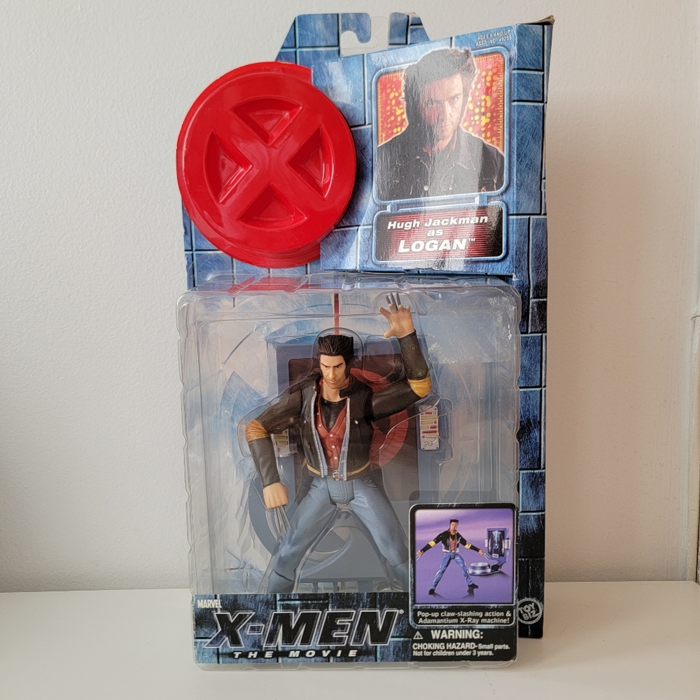 *SOLD* Vintage 2000 X-Men: Hugh Jackman as Logan action figure by Toy Biz